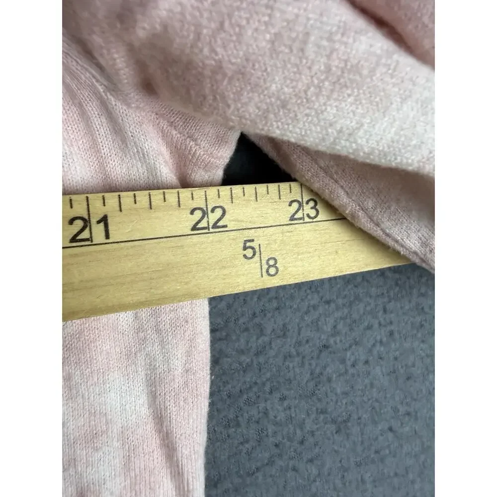 Sanctuary Women Pink Watercolor Pullover Lightweight Sweater XXL